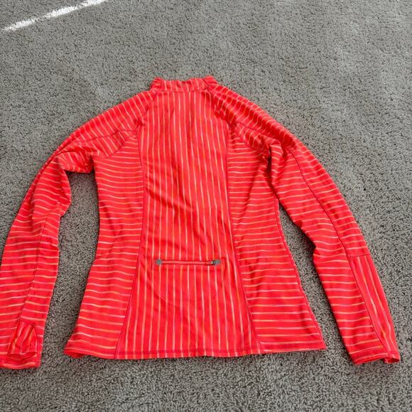Athleta Pink Stripe Half-zip Jacket-S - Picture 4 of 7